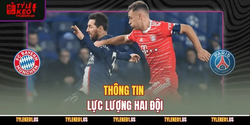 Thông tin lực lượng hai đội